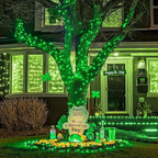 JMEXSUSS Green Christmas Lights Indoor Plug in, 150 LED Connectable String - Image 7