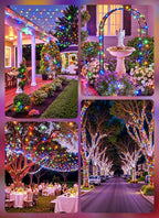 Brightown Solar String Lights Outdoor, 2 Pack Total 80FT 200 LED Solar Powered - Image 6