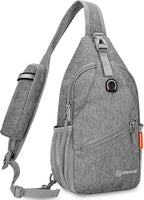 ZOMAKE Sling Bag, Small Crossbody Sling Backpack, Water Resistant Shoulder - Image 3