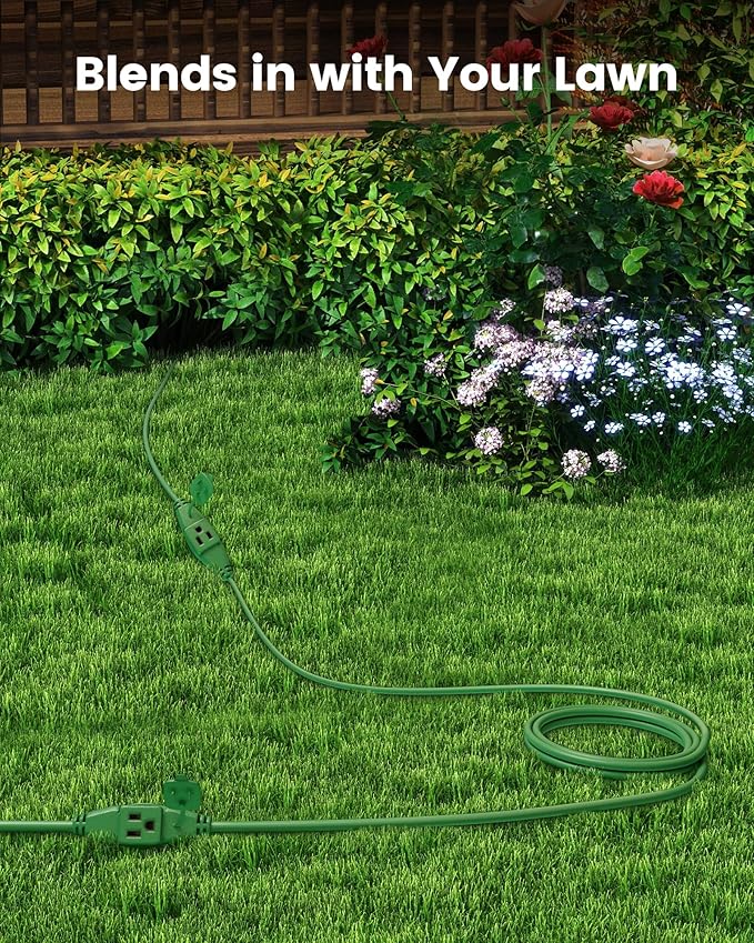 SURAIELEC 2 Pack 25 FT Outdoor Extension Cord - Image 7