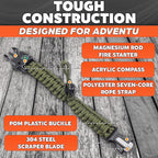 Paracord Bracelets for Men and Women – Adjustable Survival Paracord Bracelet - Image 3