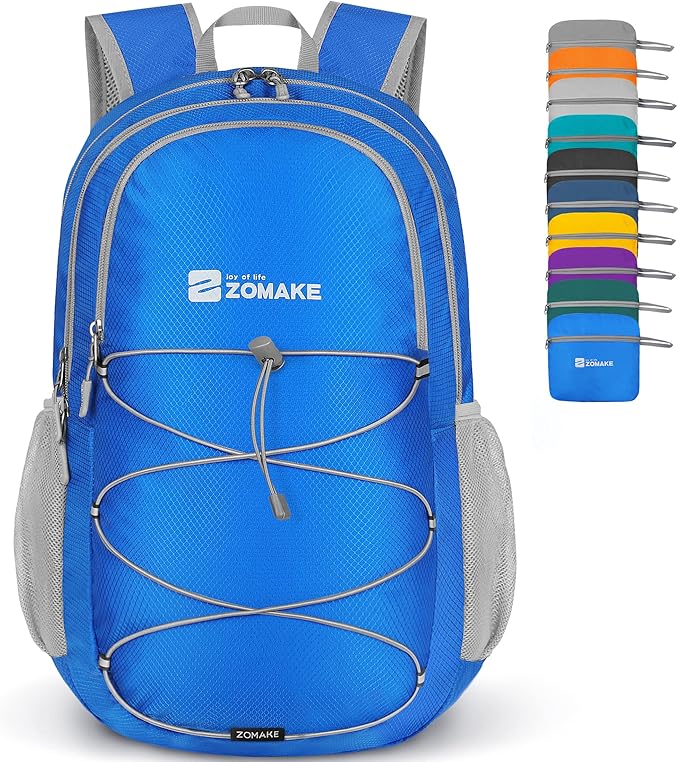 ZOMAKE Lightweight Packable Backpack 28L, Foldable Backpacks Water Resistant by ZOMAKE