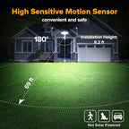 LUTEC 80W 9000LM LED Security Lights Motion Sensor Outdoor Lights, 4 Head LED - Image 3