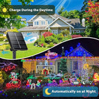 Warm White and Multicolor Color Changing Solar String Lights - Image 2
