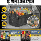 XL Modular Trunk Organizer System – 4 Section Extra Large Car Cargo Organizer - Image 5
