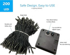 OZS 2PK 240LED Solar String Lights Outdoor Waterproof | Solar Christmas Tree - Image 8