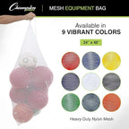 Champion Sports Mesh Equipment Bag – Heavy-Duty Nylon Drawstring Bag - Image 2