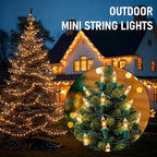 TW SHINE Warm White Christmas Lights Outdoor, 20FT 100 Count Incandescent - Image 3