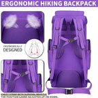 Hiking Backpack for Men 70L/100L Camping Backpack Military Rucksack Molle 3 - Image 4