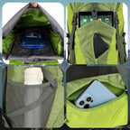 75L Hiking Backpack with Rain Cover Waterproof Camping Backpack Shoes Warehouse - Image 4