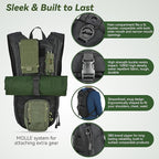 MARCHWAY Tactical Molle Hydration Pack Backpack - Image 3