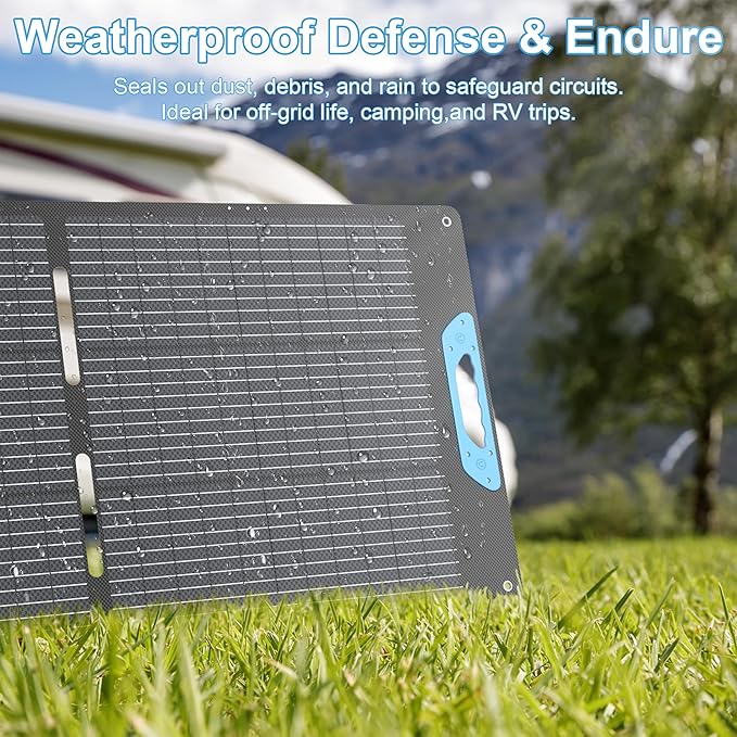 220W Portable Solar Panel for Power Station, 23.5% High Efficiency ETFE - Image 5