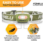 Foxelli LED Headlamp Flashlight - Image 2