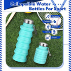 Baderke Collapsible Water Bottles 17oz Travel Sports Portable Water Bottle - Image 4