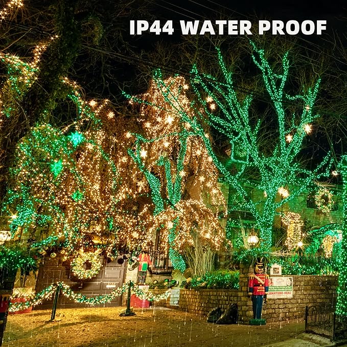 TW SHINE Green Christmas Lights, 18.5FT 100 Count Incandescent Halloween Lights - Image 5