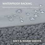 Tirrinia Large Waterproof Outdoor Blanket, Soft Warm Windproof Stadium Blanket - Image 2