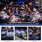 Solar Lights Outdoor, 120LED 8pack Fairy Garden Lights Decor - Image 8