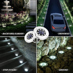 SOLPEX Solar Lights Outdoor Waterproof, 12 Pack Solar Ground Lights, Solar - Image 2