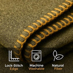 Wool Camping Blanket - Image 3