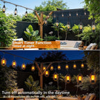 Zeiliuled Flame Outdoor String Lights, 21FT Patio Lights - Image 3