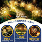 GIGALUMI Garden Decor Outdoor Lights 120LED 6Pack, Solar Garden Lights Outside - Image 5