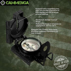 Cammenga Official US Military Tritium Lensatic Compass, Accurate Waterproof - Image 3