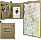 LIVANS Tactical Pouch Military Map Case Holder Army Foldable Map Storage Pouch by LIVANS