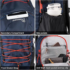 MOUNTAINTOP Hiking Backpack, 25/30L Camping Backpack, Men Women Hiking Daypack - Image 5