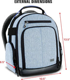 USA Gear Audio Equipment Backpack Fits Audio-Technica System 10, Shure BLX4 - Image 8