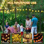 AHRLHR 10 Pack String Light Poles, Poles - Image 3