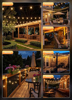 Brightown 37Ft Outdoor String Lights - Image 7