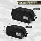 PAVILIA Tactical Toiletry Bag for Men, Travel Hygiene Bag, Military Gear Dopp - Image 6