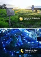 Brightown Solar Christmas Lights Outdoor Waterproof, 2 Pack Total 78FT 200 LED - Image 4