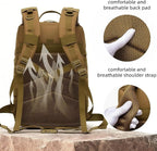 aiGear 50L Military Tactical Backpack 3 Days Assault Pack Large Day Backpack - Image 5
