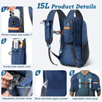 BECOJADDE 15L Small Hiking Backpack - Image 2