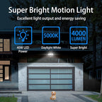 40W LED Security Lights Motion Sensor Light Outdoor, 180 Degree, ETL Water - Image 2