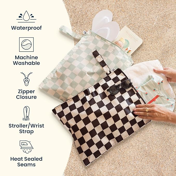 Tiny Twinkle Mess Proof Wet Bags | 1-Pack Reusable Waterproof Wet Bags - Image 6
