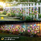 Solar Lights Outdoor Garden Decor: 4 Pack 68 Silk Butterflies - Image 7