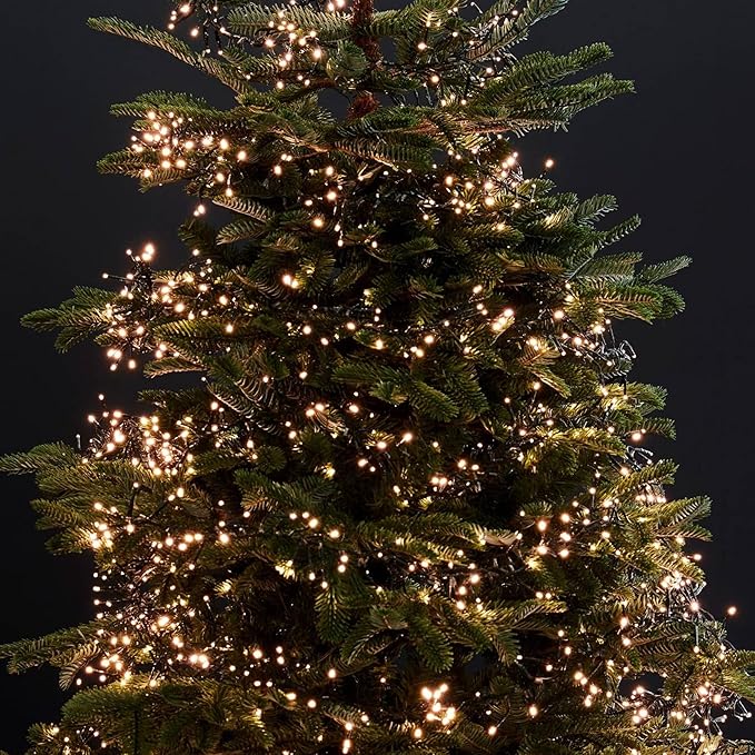 Dazzle Bright Warm White Christmas String Lights, 82ft 1000 LED Waterproof - Image 3