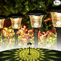 GIGALUMI 8 Pack Solar Pathway Lights, Solar Garden Lights Outdoor Warm White by GIGALUMI
