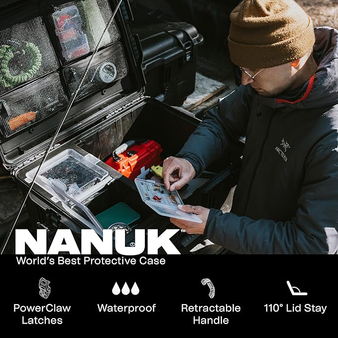 NANUK Trail 80 – 79L Waterproof Storage Box – Wheeled & Modular Cargo Case - Image 5