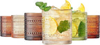 Hobnail Beaded Highball Drinking Tumbler Glasses | Set of 6 | Venus Sand Colors - Image 8