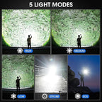 KINGCAESAR 3 Pack Flashlights 90, 000 High Lumens - Image 4