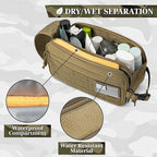 PAVILIA Tactical Toiletry Bag for Men, Travel Hygiene Bag, Military Gear Dopp - Image 2