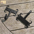 Mystic Colonial Rustic Cast Iron Wall Hooks, Heavy Duty Retro Utility Hooks - Image 8