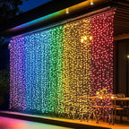 Dazzle Bright 300 LED Curtain String Lights, RGB Color Changing Christmas Fairy - Image 6