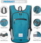 Xgunion Hiking Backpack 10L Small Travel Lightweight Daypack Foldable Hiking - Image 4