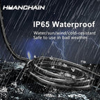 HUANCHAIN 10 FT 16 Gauge Black Indoor Outdoor Extension Cord Waterproof - Image 4