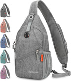 ZOMAKE Sling Bag, Small Crossbody Sling Backpack, Water Resistant Shoulder - Image 2