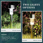 SOLPEX 16 Pack Solar Outdoor Lights Pathway, Stainless Steel Solar Lights - Image 4